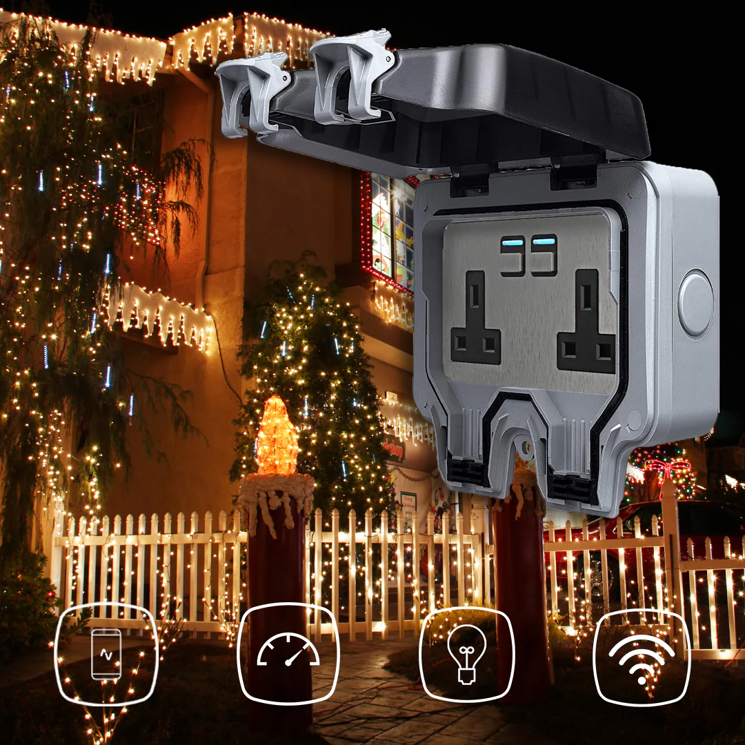 Outdoor Smart Socket with Energy Monitoring (2 gang) - Image 4
