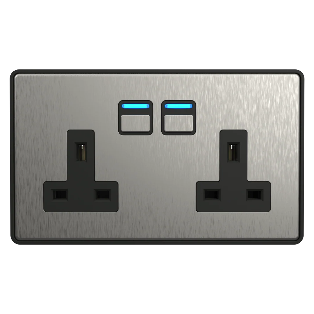 Smart Socket with Energy Monitoring (2 gang) - Image 9
